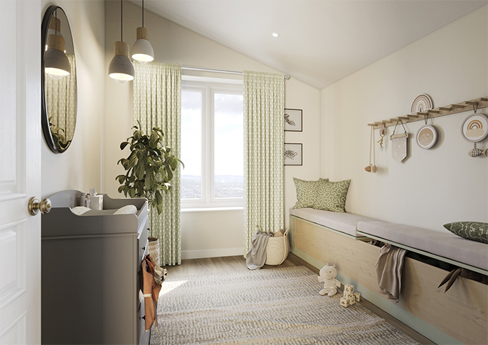 Emily Bond Jaipur, Sage - Made to Measure Curtains - Image 7